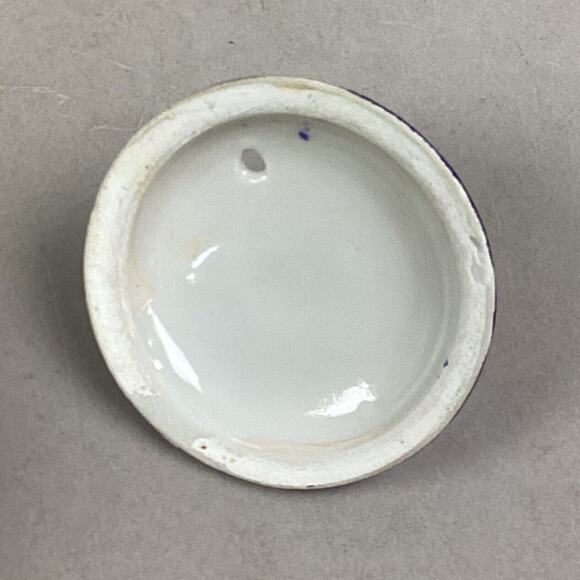 Vintage Porcelain Hand Painted Floral Teapot - 3”Hx4”L - Picture 8 of 11